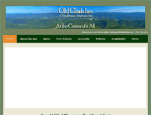 Tablet Screenshot of oldclarkinn.com